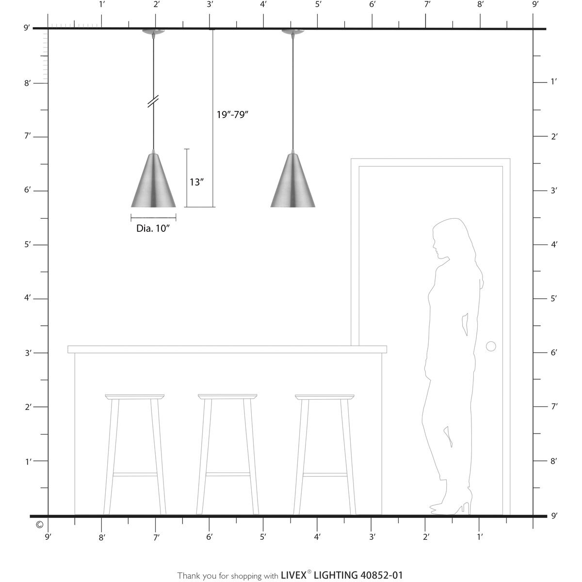 Dulce 1 Light 10 inch Antique Brass Pendant Ceiling Light