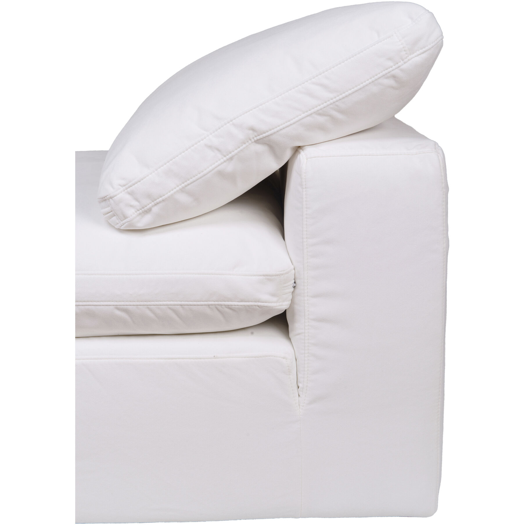Clay White Slipper Chair