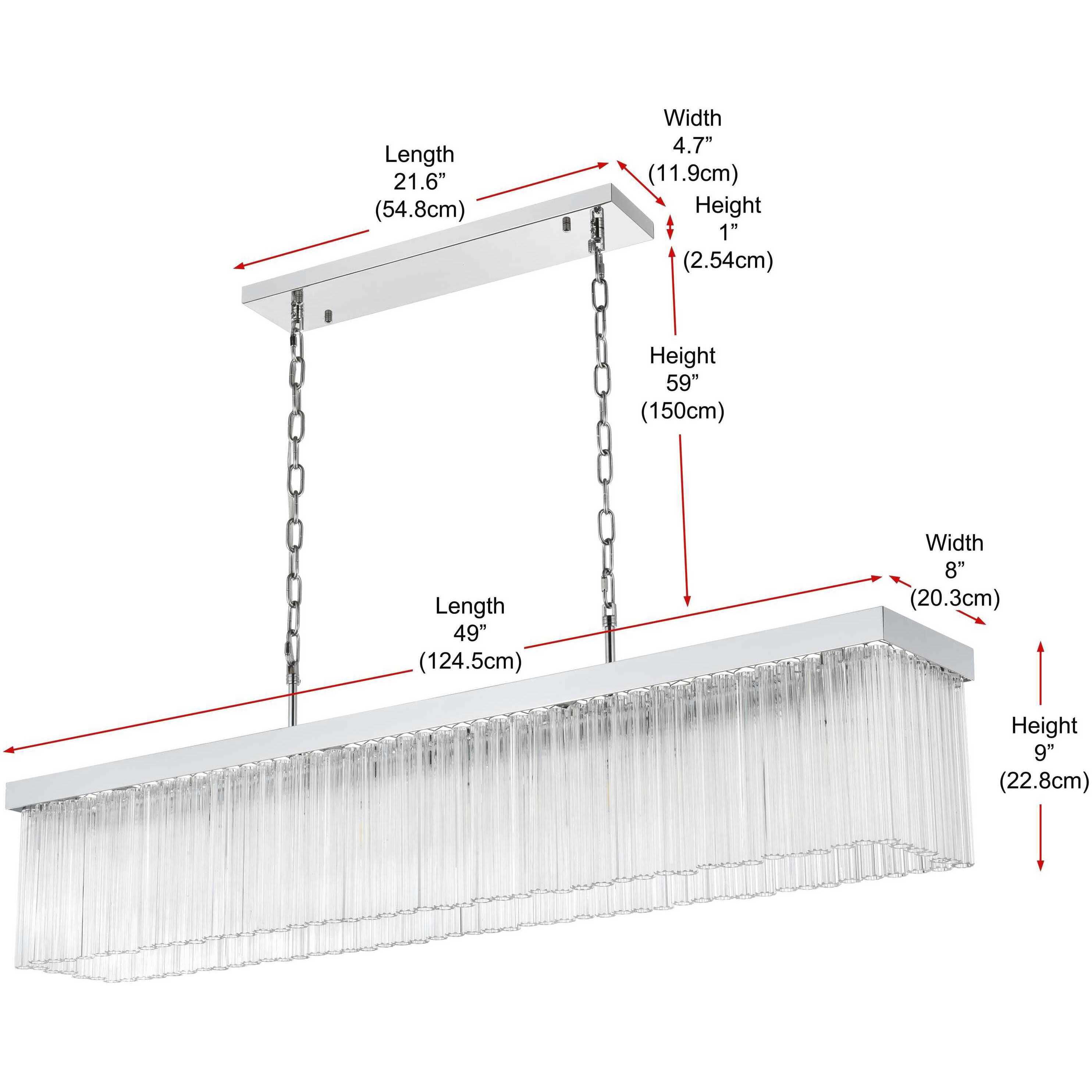Harlow 6 Light 8 inch Chrome Chandelier Ceiling Light