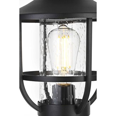 Janney 1 Light 16.5 inch Black Outdoor Post Light
