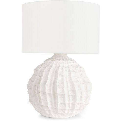 Caspian 26.25 inch 150.00 watt White Table Lamp Portable Light, Large