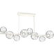 Gaia LED 51.2 inch Salt White Chandelier Ceiling Light, Twisted Branch