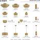 Weavington 15.5 inch 40.00 watt Antique Gold Leaf Swing Arm Wall Lamp Wall Light