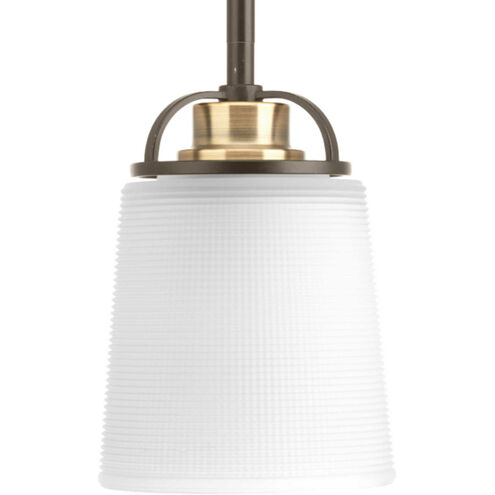 West Village 1 Light 5.13 inch Antique Bronze Mini-Pendant Ceiling Light, Design Series