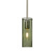 Juni 10 1 Light Satin Nickel Stem Pendant Ceiling Light