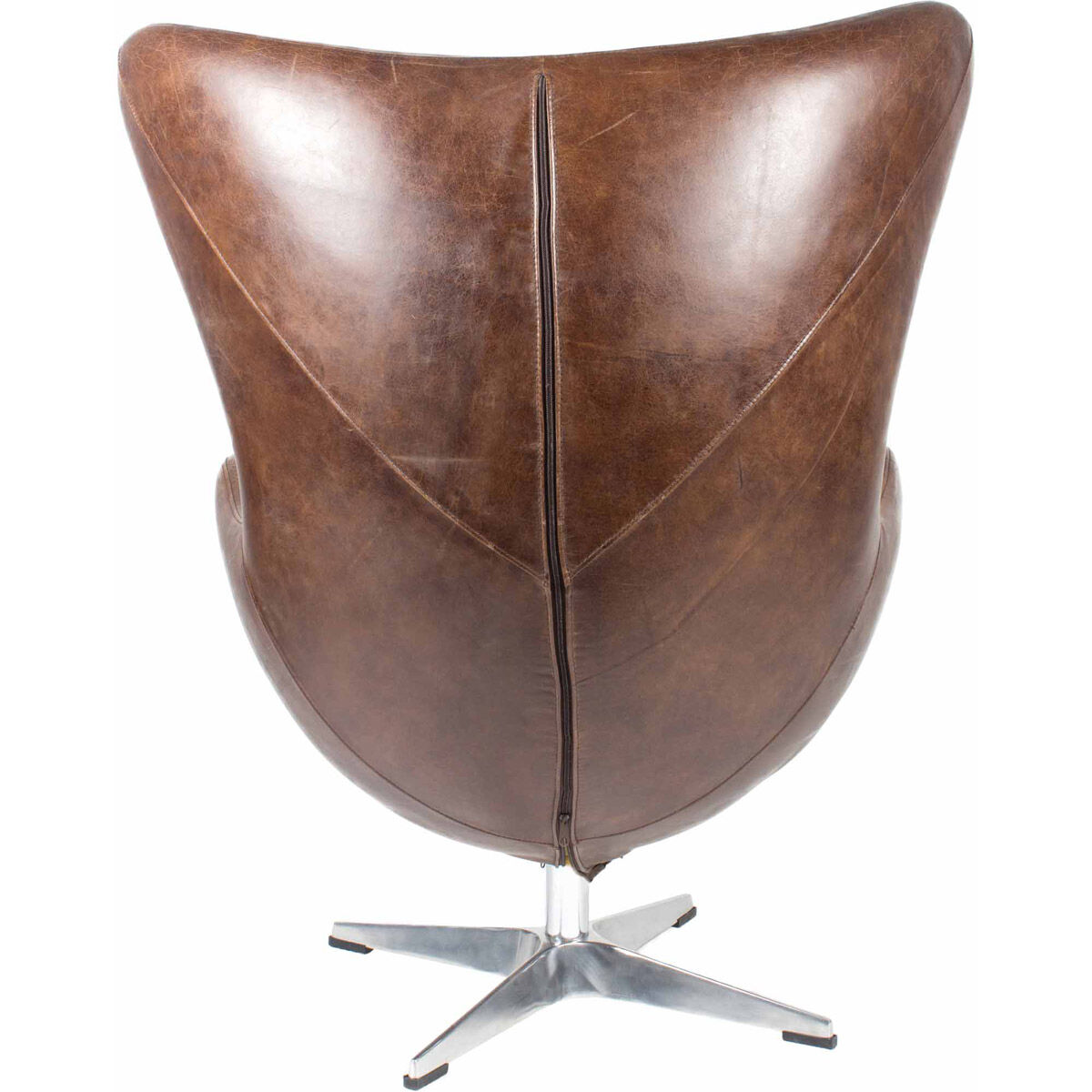 St Anne Brown Swivel Club Chair