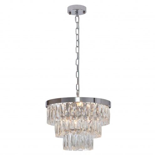 Canada 6 Light 15.75 inch Chrome Chandelier Ceiling Light