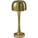 Jimmy 15 inch 2.00 watt Antique Brass LED Cordless Table Lamp Portable Light