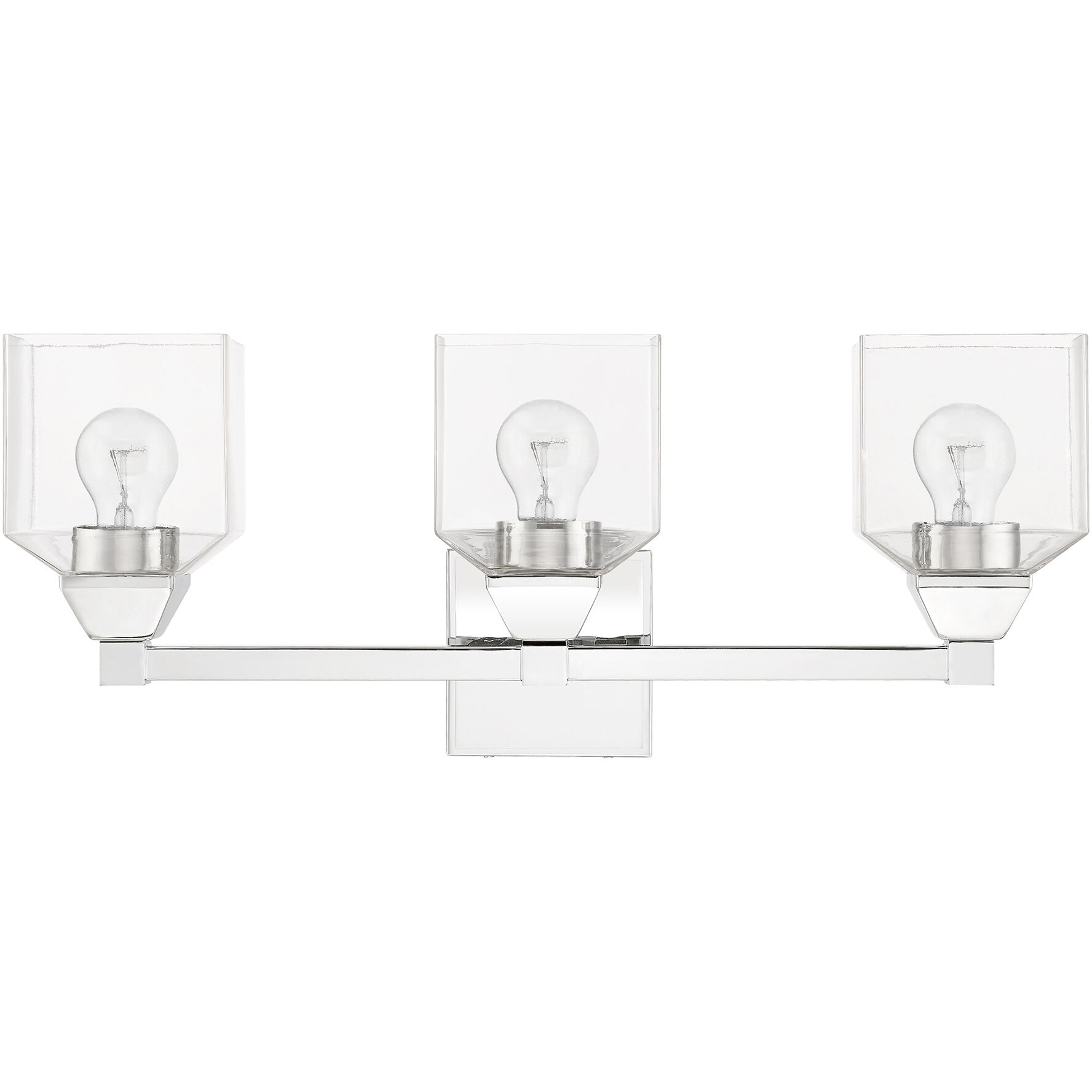 Aragon 3 Light 23 inch Polished Chrome Vanity Sconce Wall Light