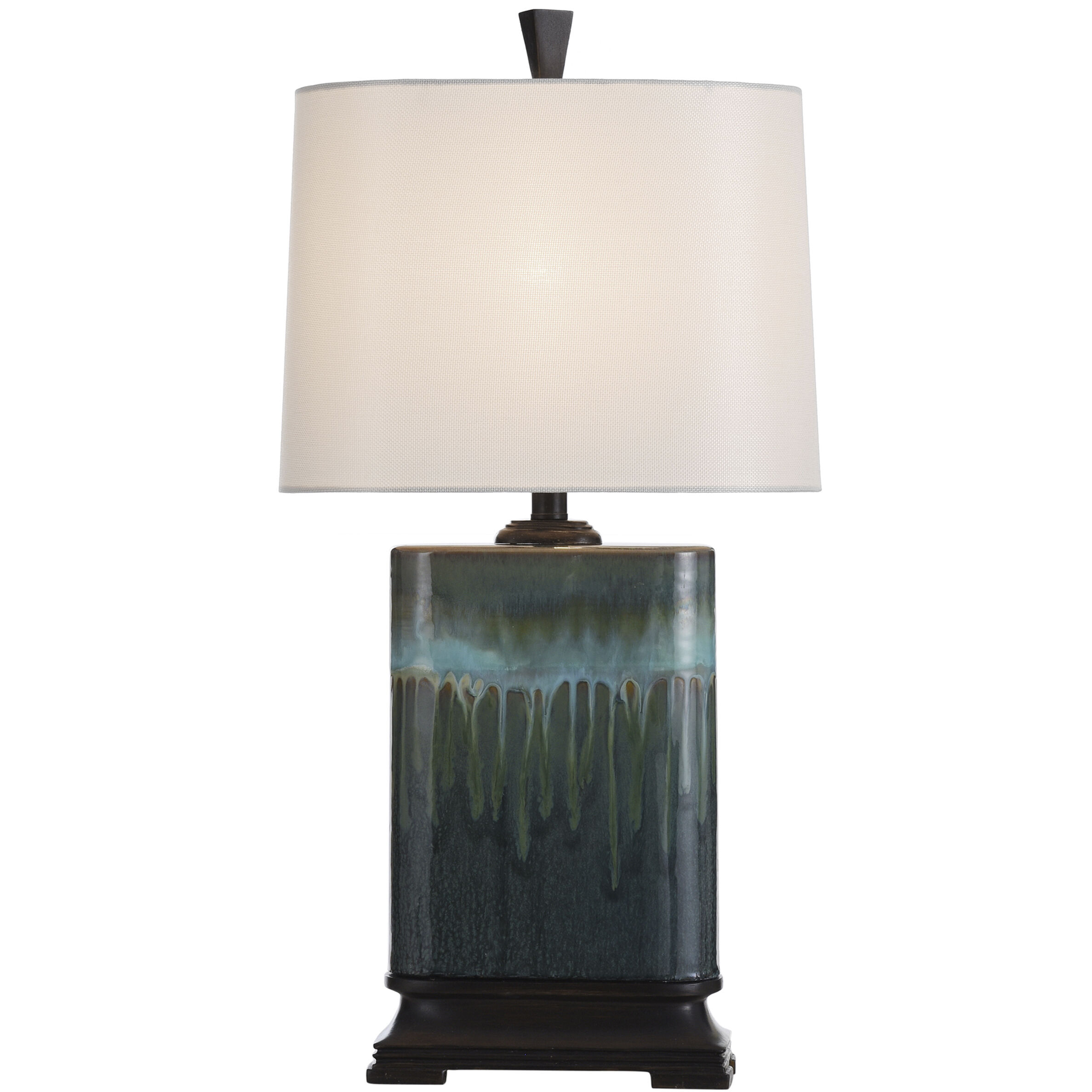 Signature 32 inch 100 watt Blue Table Lamp Portable Light 