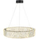Alya LED 16.69 inch Polished Nickel Chandelier Ceiling Light
