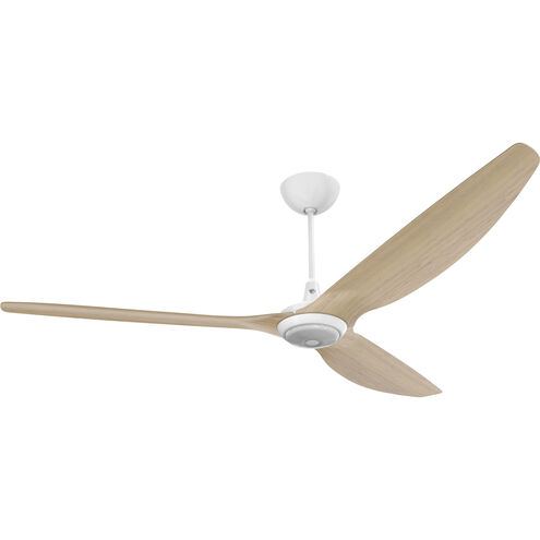 Haiku 84 inch White with Natural Bamboo Blades Ceiling Fan