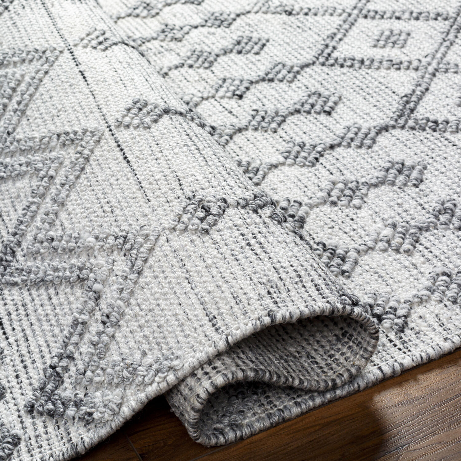 Napoli 108 X 72 inch White Rug, Rectangle