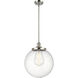 Franklin Restoration Beacon LED 14 inch Polished Nickel Pendant Ceiling Light in Seedy