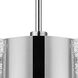 Zoom 1 Light 9 inch Polished Stainless Steel Pendant Ceiling Light