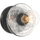 Vapors 1 Light 6.25 inch Coal Bath Light Wall Light