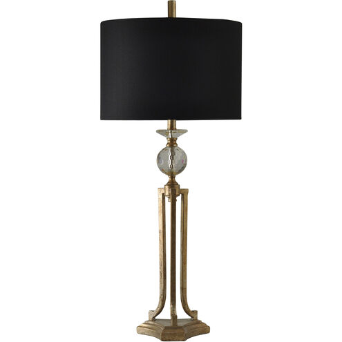 Signature 38 inch 150 watt Vintage Gold Table Lamp Portable Light
