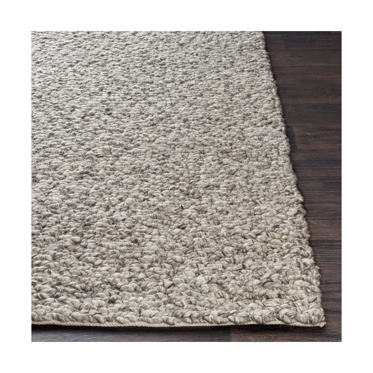 Kapara 36 X 24 inch Dark Brown/Cream Rugs, Rectangle