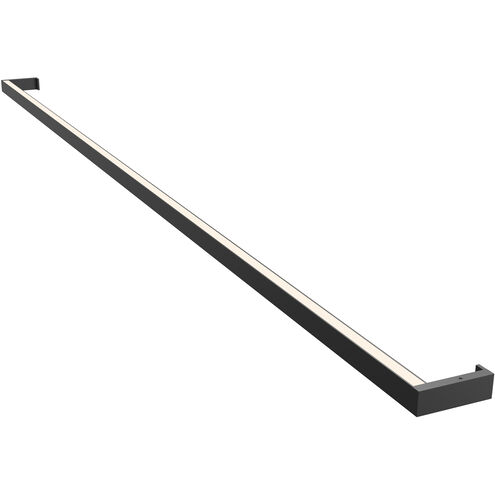 Thin-line LED 72 inch Satin Black Wall Bar Wall Light in 6ft., 3000K