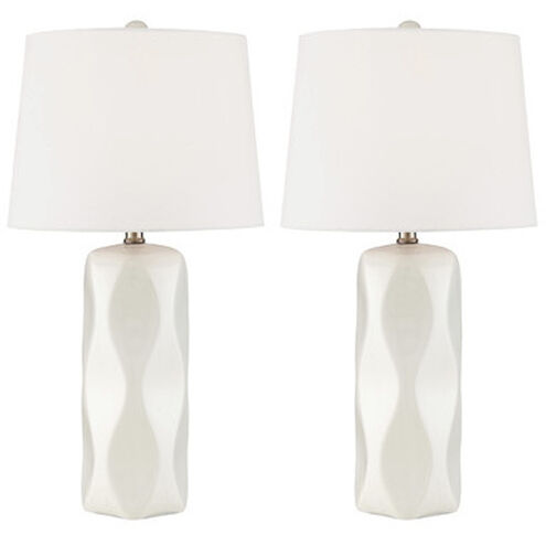 Odelia 24 inch 100.00 watt White Table Lamp Portable Light