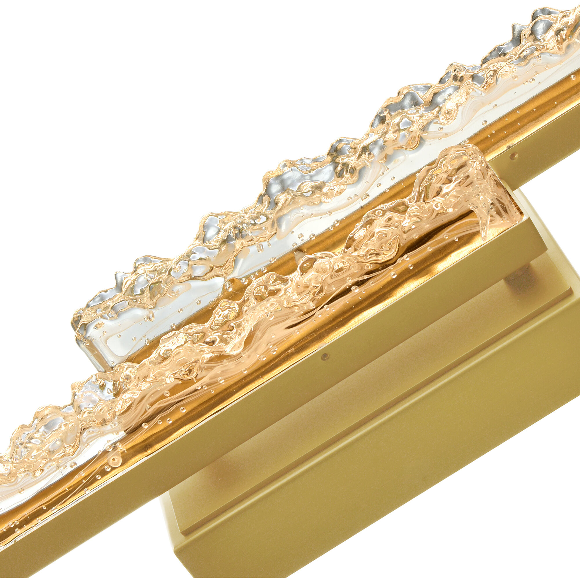 Stagger LED 24 inch Brass Vanity Light Wall Light