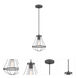 Ferguson 1 Light 9 inch Wrought Iron Pendant Ceiling Light