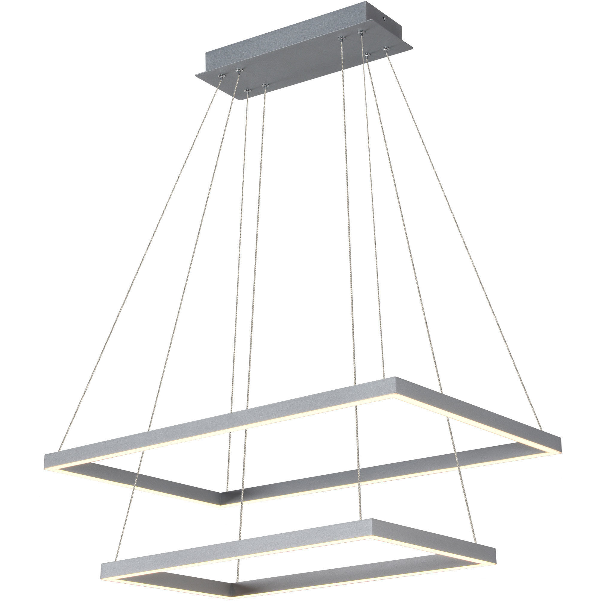 Atria Duo 17.25 inch Silver Chandelier Ceiling Light