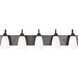 Seville 5 Light 35.88 inch Bronze Wall Bath Fixture Wall Light