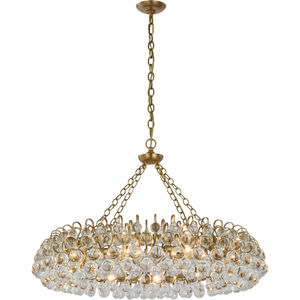 AERIN Bellvale LED 36.5 inch Hand-Rubbed Antique Brass Ring Chandelier Ceiling Light, Large