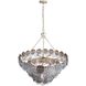 Yep Cascada Pendant Ceiling Light in Smoke Plated Glass, 3 Tier