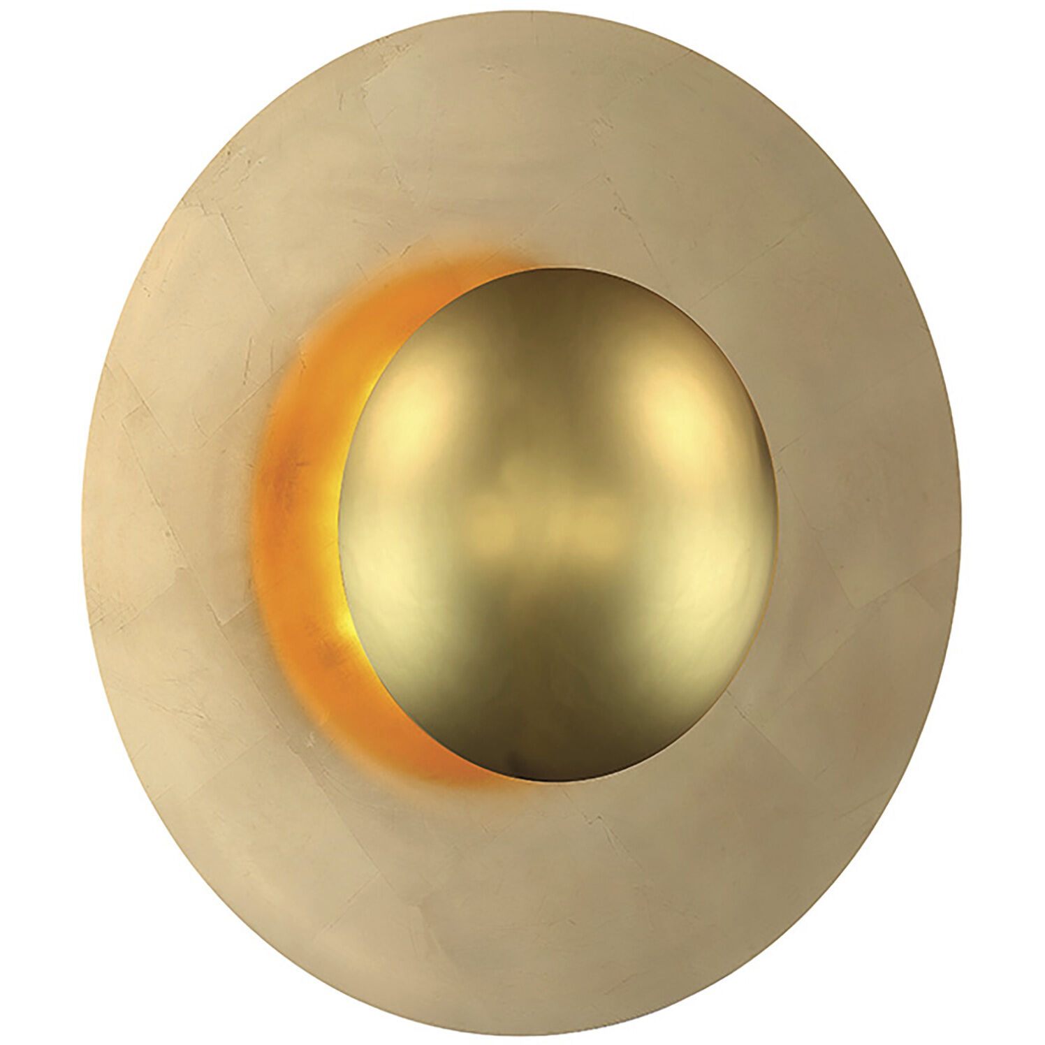 Blaze Wall Sconce Wall Light in 24in., Gold Leaf