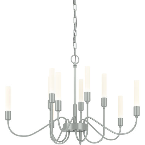 Lisse 10 Light 28.3 inch Vintage Platinum Chandelier Ceiling Light
