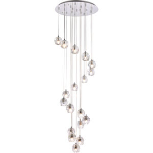 Eren 18 Light 20 inch Chrome Pendant Ceiling Light