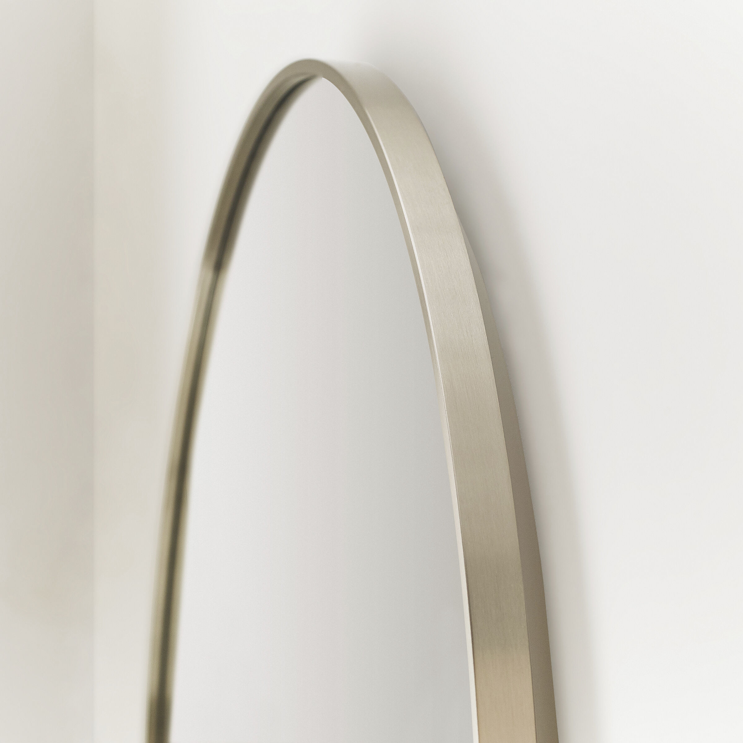 Cadre 30 X 30 inch Brushed Nickel Backlit Wall Mirror