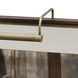 Slim-line 120 watt 40 inch Antique Brass Picture Light Wall Light