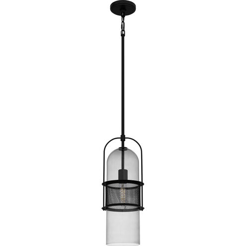 Piccolo 1 Light 7 inch Matte Black Mini Pendant Ceiling Light, Small