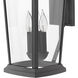 Bromley LED 19 inch Museum Black Outdoor Wall Mount Lantern, Medium