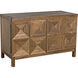 Quadrant 52 X 23 inch Dark Walnut Sideboard, 2 Door