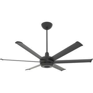 es6 60 inch Black Indoor/Outdoor Ceiling Fan