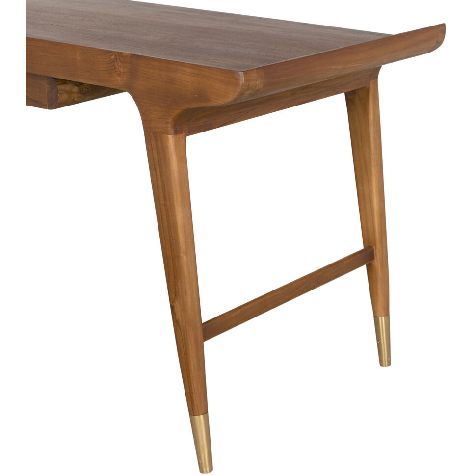 Mandrake 62 X 26 inch Clear Coat Flat Desk