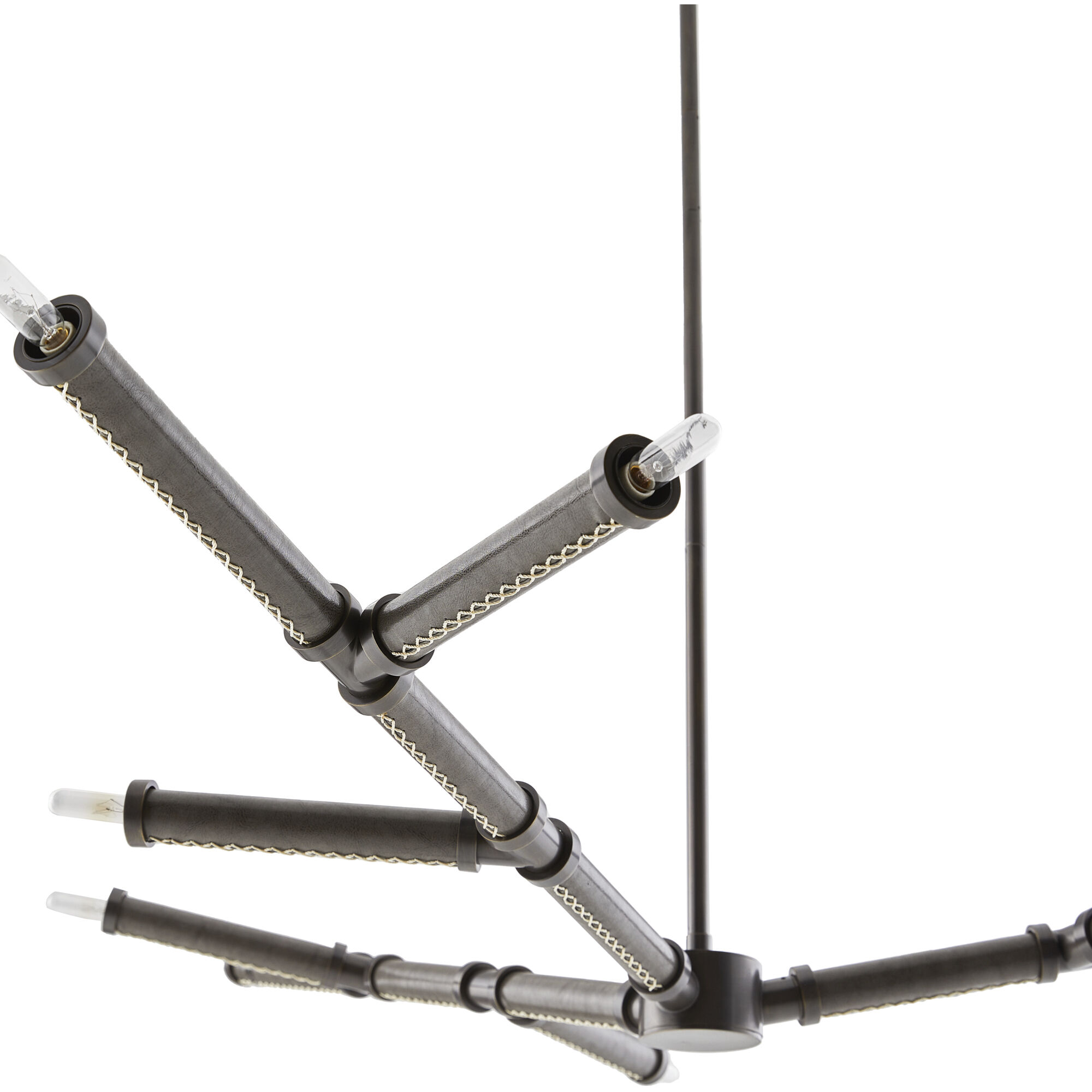 Paden 9 Light 56 inch Charcoal Chandelier Ceiling Light