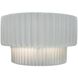 Ambiance 1 Light 10 inch Gloss White Wall Sconce Wall Light