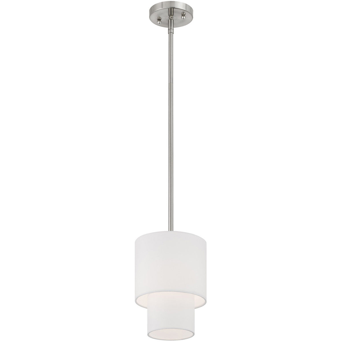 Claremont 1 Light 7 inch Brushed Nickel Mini Pendant Ceiling Light