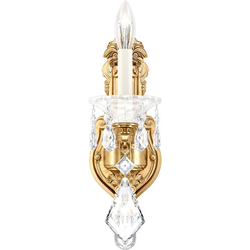 La Scala 1 Light 8 inch Heirloom Gold Wall Sconce Wall Light in Heirloom Gold Cast