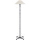 Studio VC Grenol 53 inch 6 watt Bronze Floor Lamp Portable Light in Linen