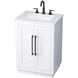 Chase 24 X 34 inch White Bathroom Vanity Cabinet