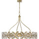 Marbella 14 Light 36 inch Gold Shimmer Chandelier Ceiling Light