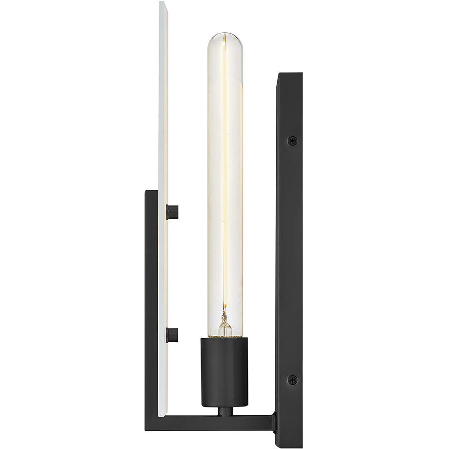 Roman 1 Light 5 inch Black Bath Sconce Wall Light