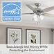 Builder 52 inch Brushed Nickel with Light Gray Oak/Warm Grey Oak Blades Ceiling Fan