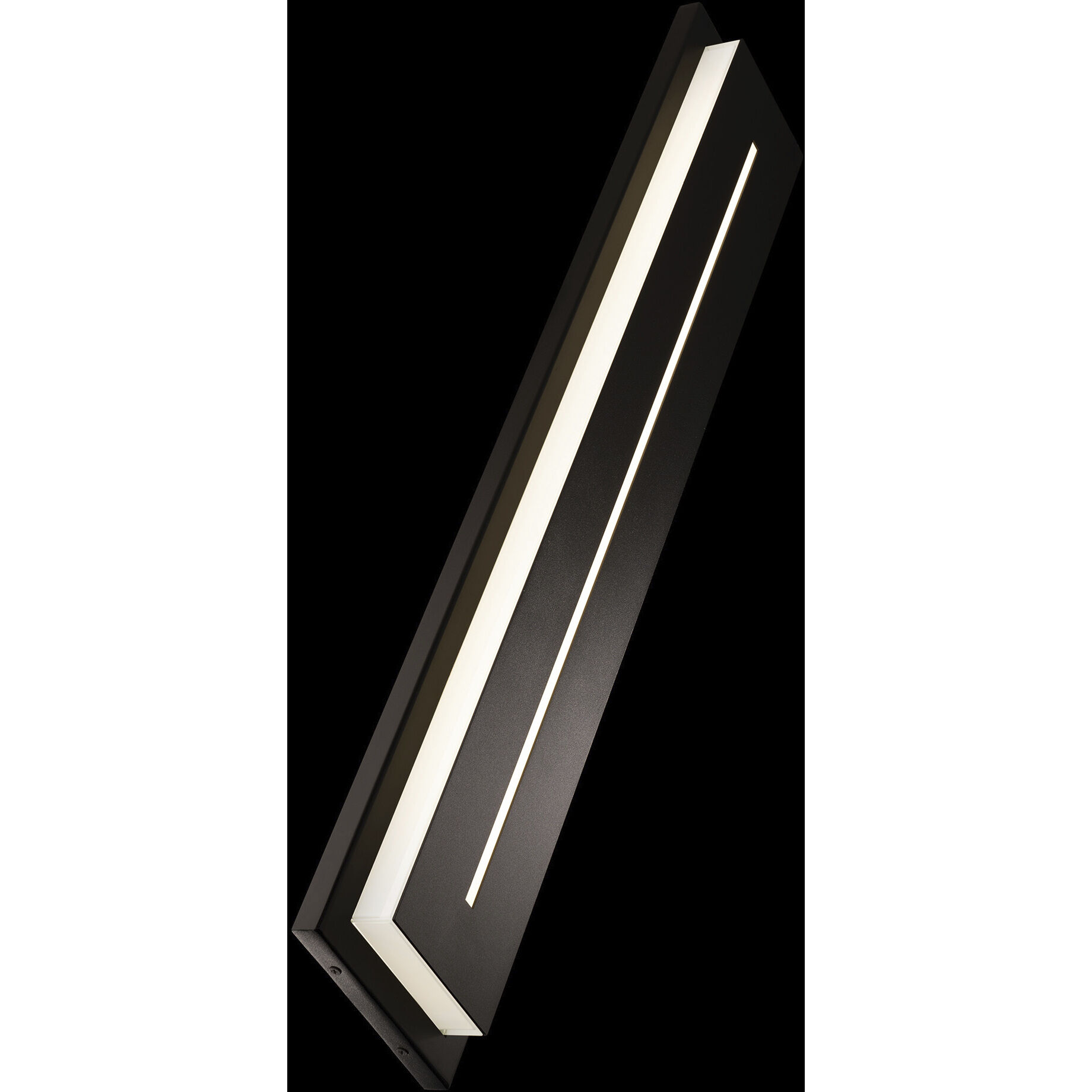 Midnight 1 Light 36 inch Black Outdoor Wall Light in 4000K
